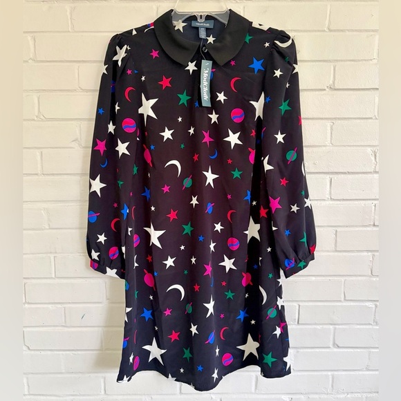 Modcloth Dresses & Skirts - Modcloth Celestial Print Dress with Stars and Moons, SZ XS NWT